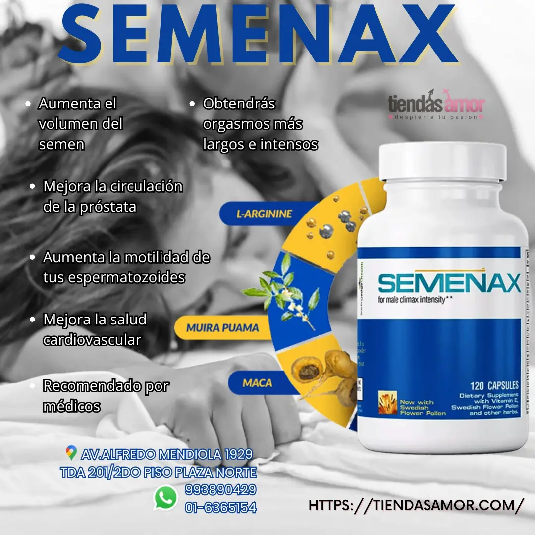 Semenax Aumenta la motilidad de tus espermatozoides y semen