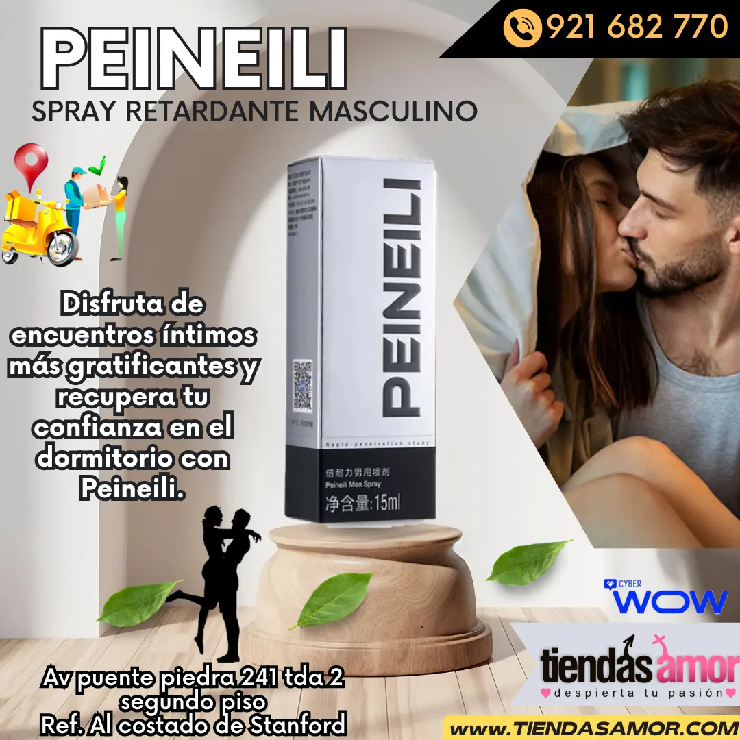 Peineili Retardante Prolongador que tiene el efecto de retardar la eyaculación en el hombre.