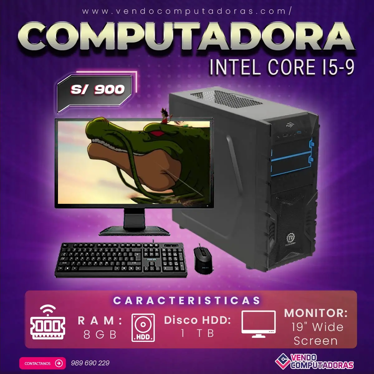  Computadora Intel Core i5-9 El Rendimiento que Necesitas 