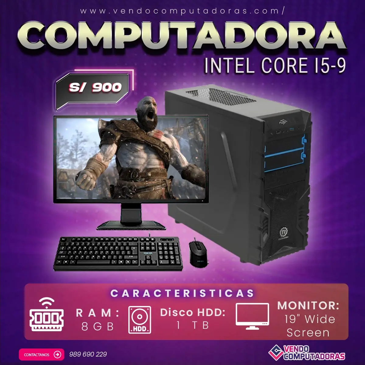  Computadora Intel Core i5-9 El Rendimiento que Necesitas 