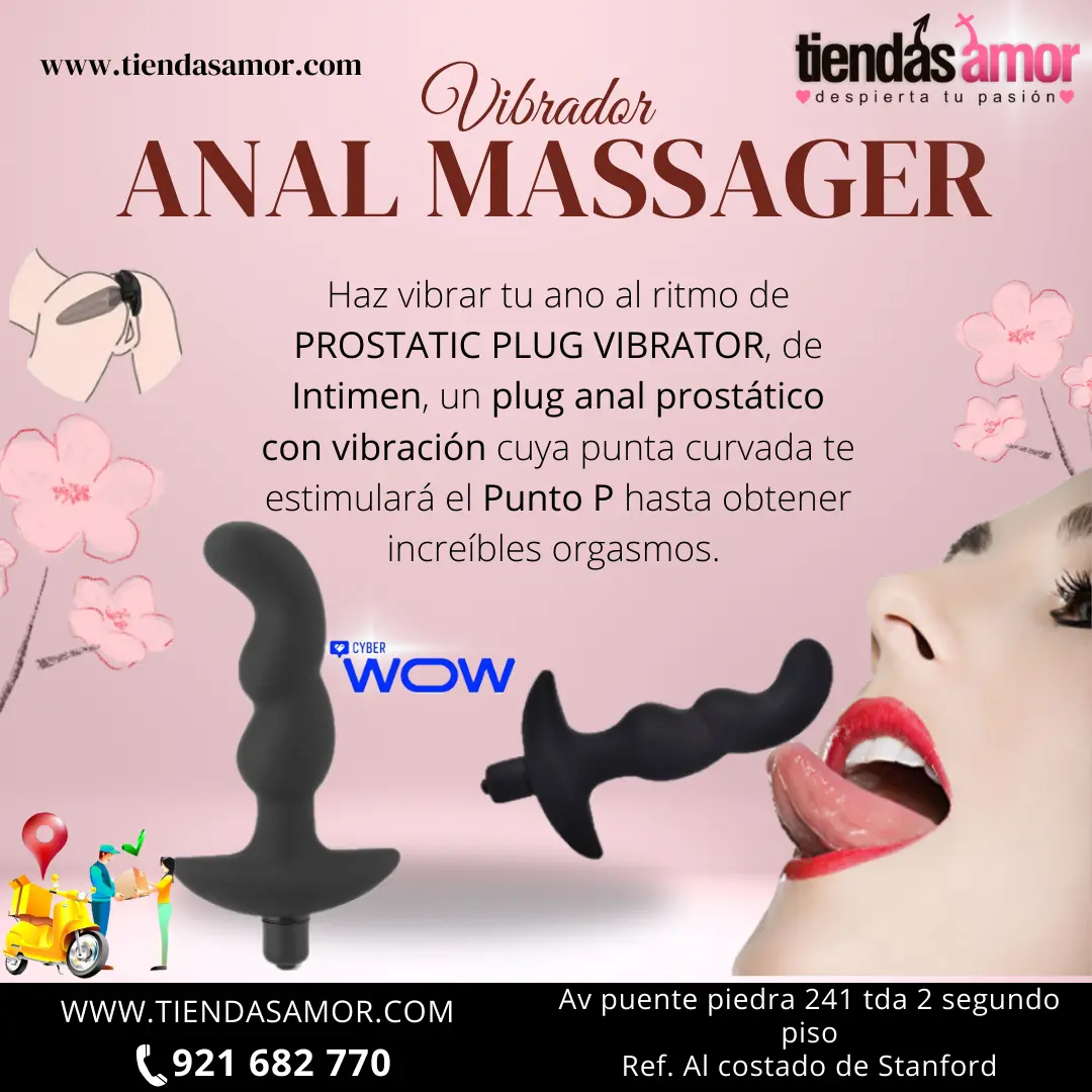  Silicone Massager Medical Silica PROSTATIC PLUG VIBRATOR anal 