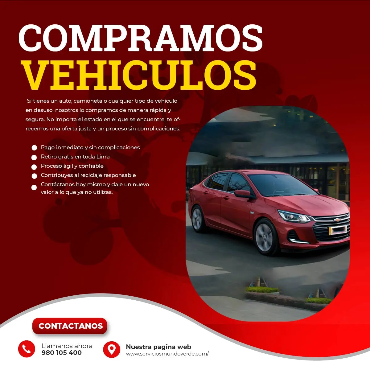 COMPRAMOS VEHICULOS