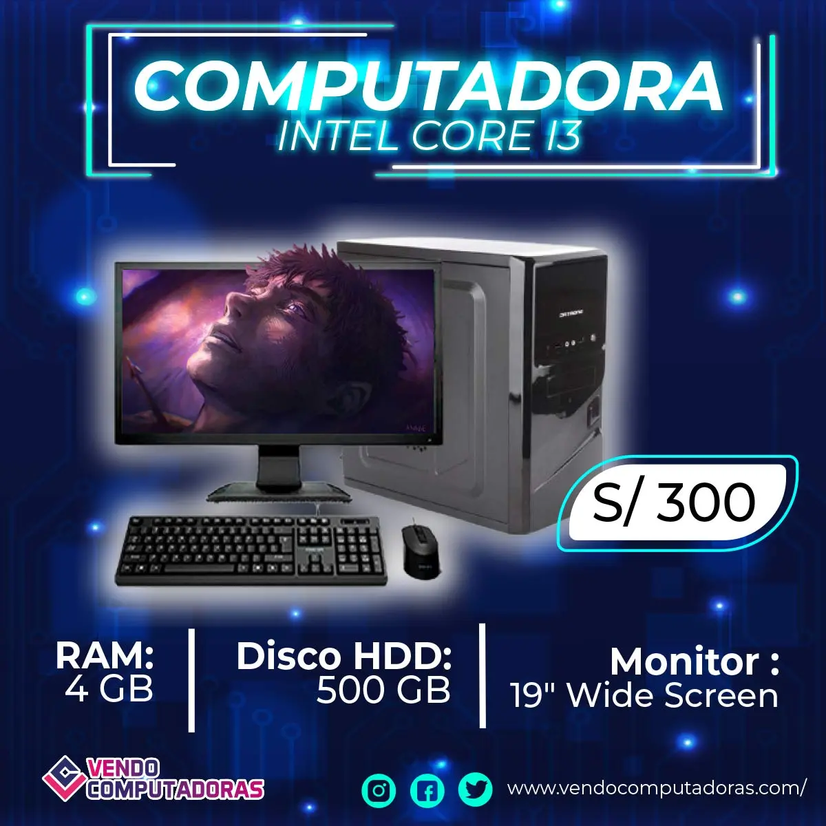  Últimos modelos disponibles PC Intel Core i3 con la mejor tecnología y al mejor precio 