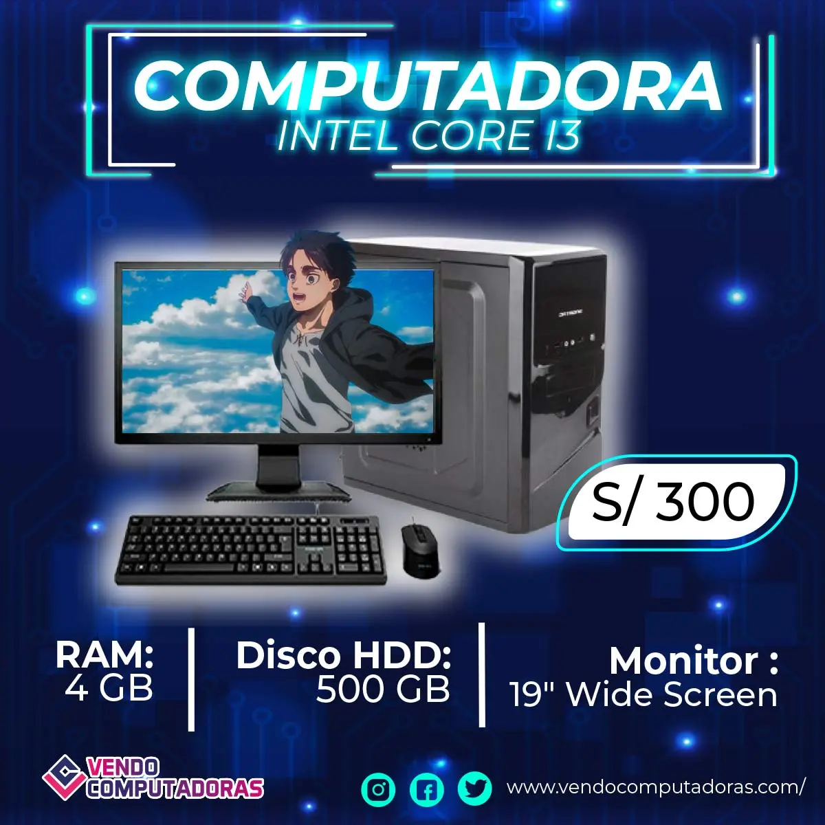  Últimos modelos disponibles PC Intel Core i3 con la mejor tecnología y al mejor precio 