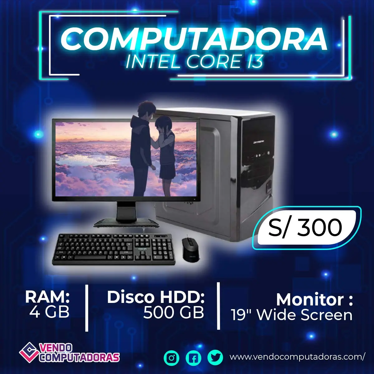  Últimos modelos disponibles PC Intel Core i3 con la mejor tecnología y al mejor precio 