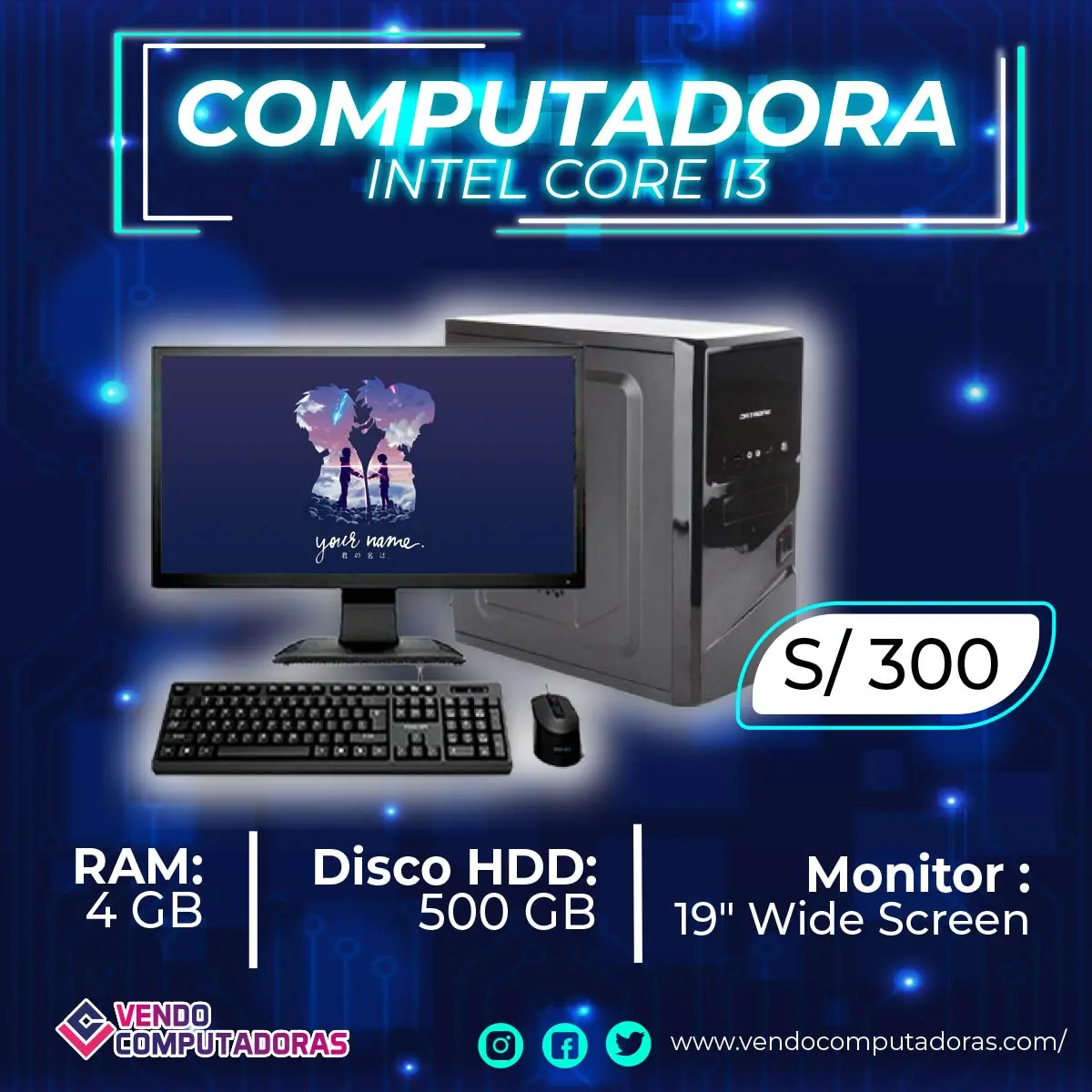  Últimos modelos disponibles PC Intel Core i3 con la mejor tecnología y al mejor precio 