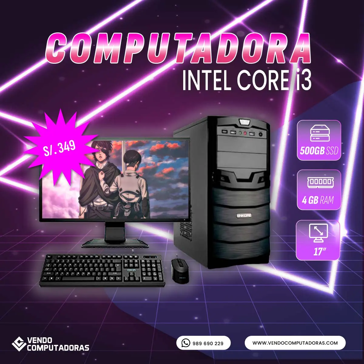 COMPUTADORA CORE I3