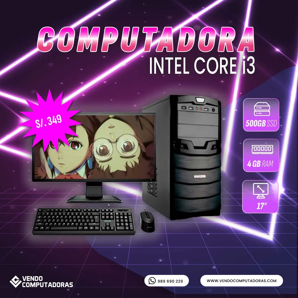 COMPUTADORA CORE I3