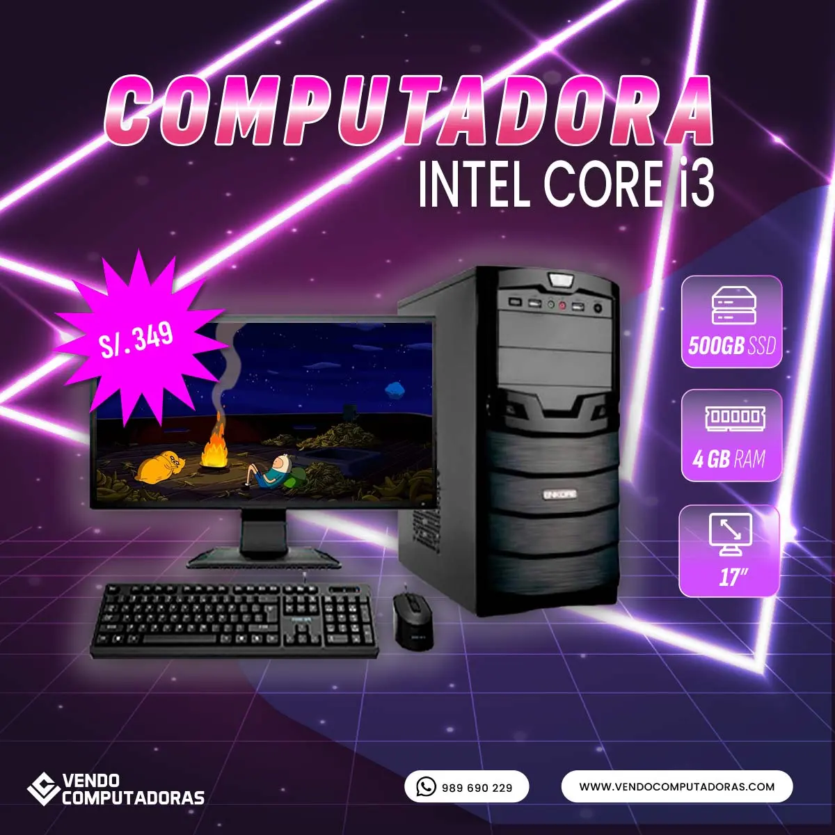 COMPUTADORA CORE I3