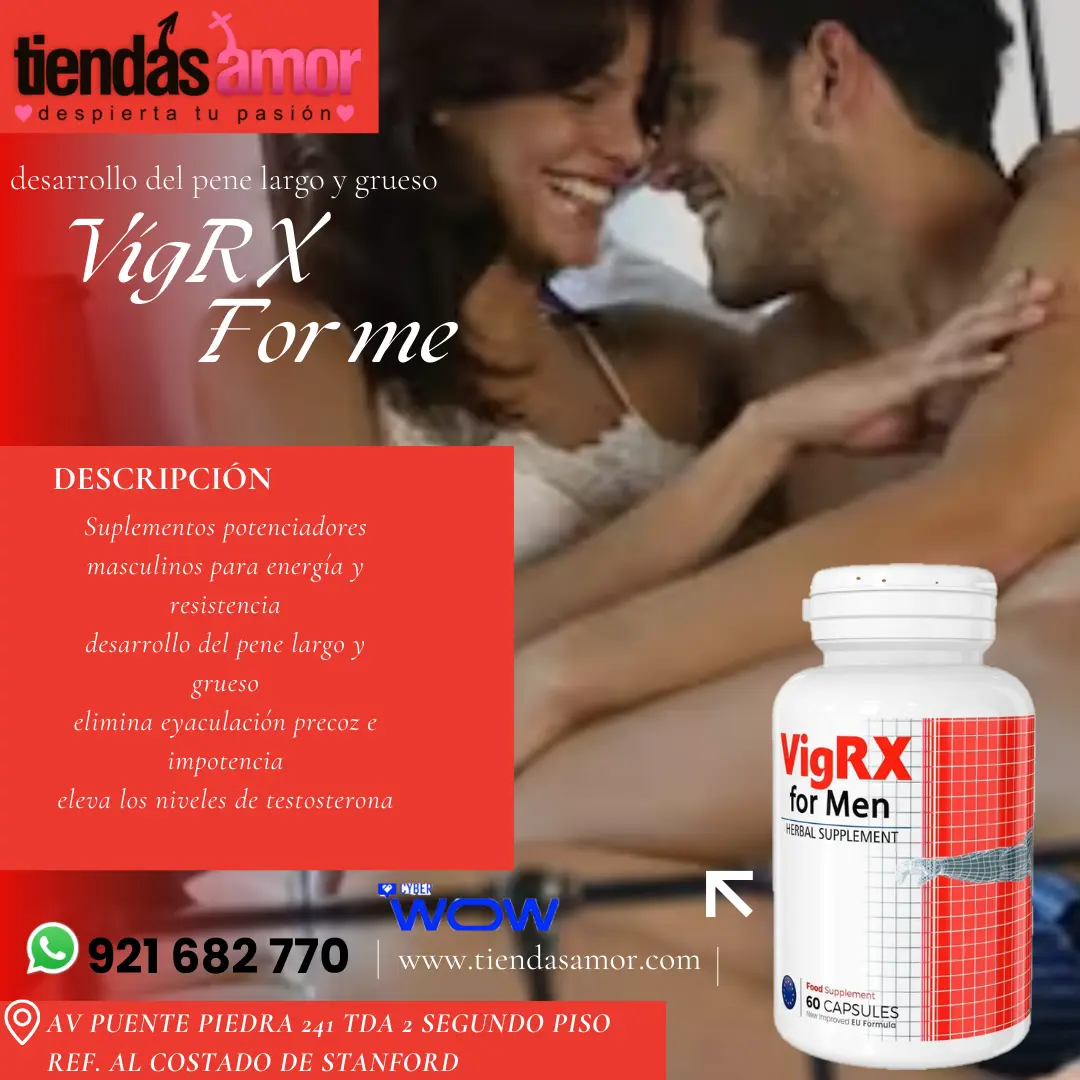 VigRX Formen desarrollo del pene largo y grueso suplemento dietético a base de hierbas para hombres 