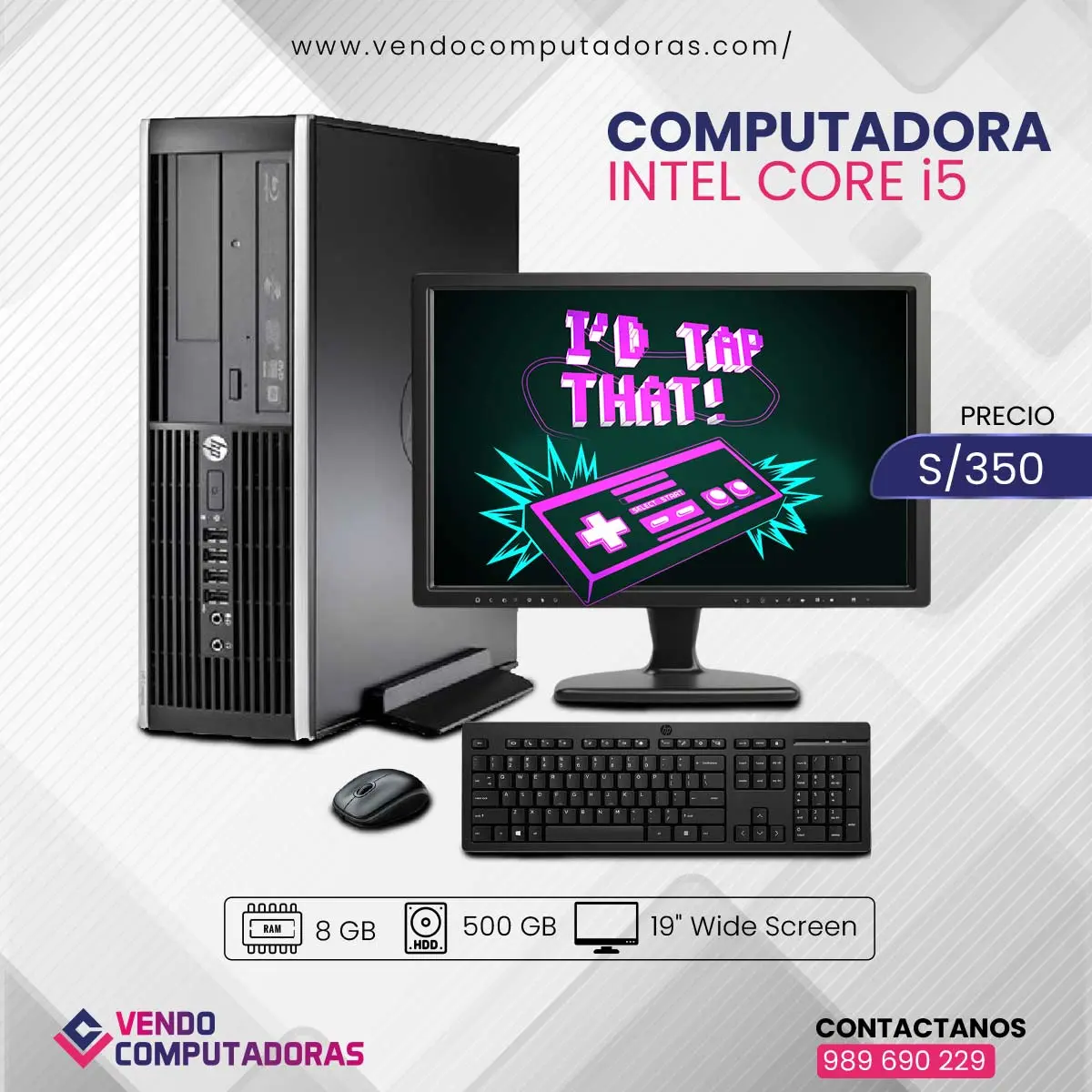  Trabaja estudia y juega sin límites con esta PC Intel Core i5 