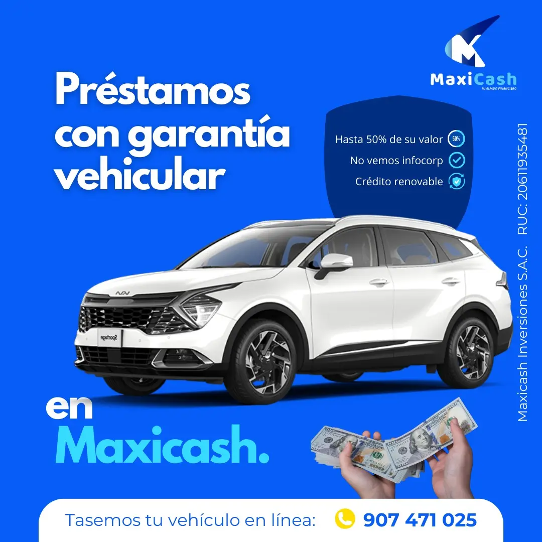 Obten tu prestamo con garantia vehicular al instante