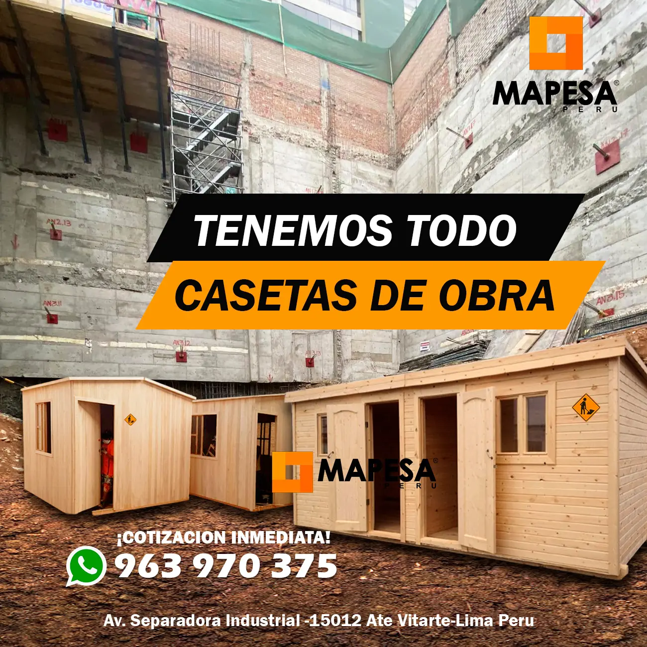 Módulo prefabricado de madera para oficina almacen precio Lima