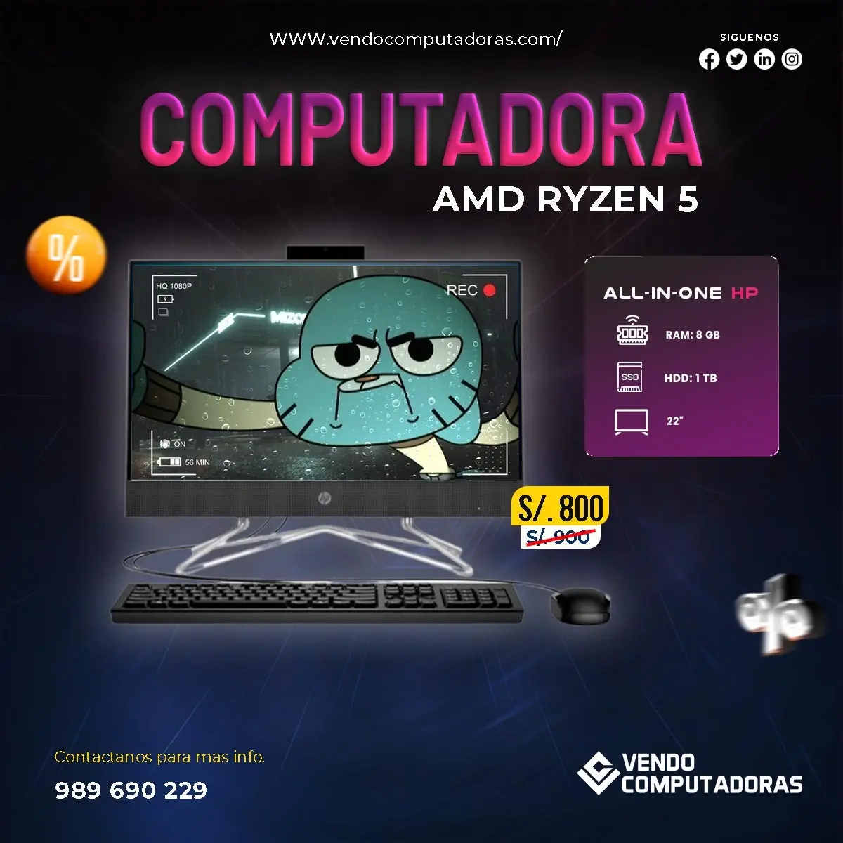 COMPUTADORA AMD RYZEN 5