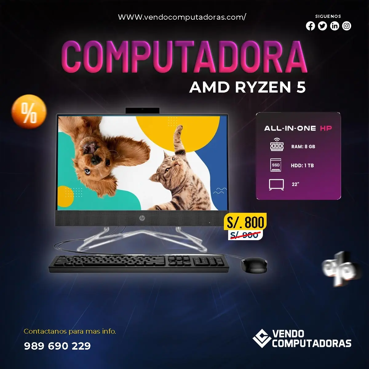 COMPUTADORA AMD RYZEN 5