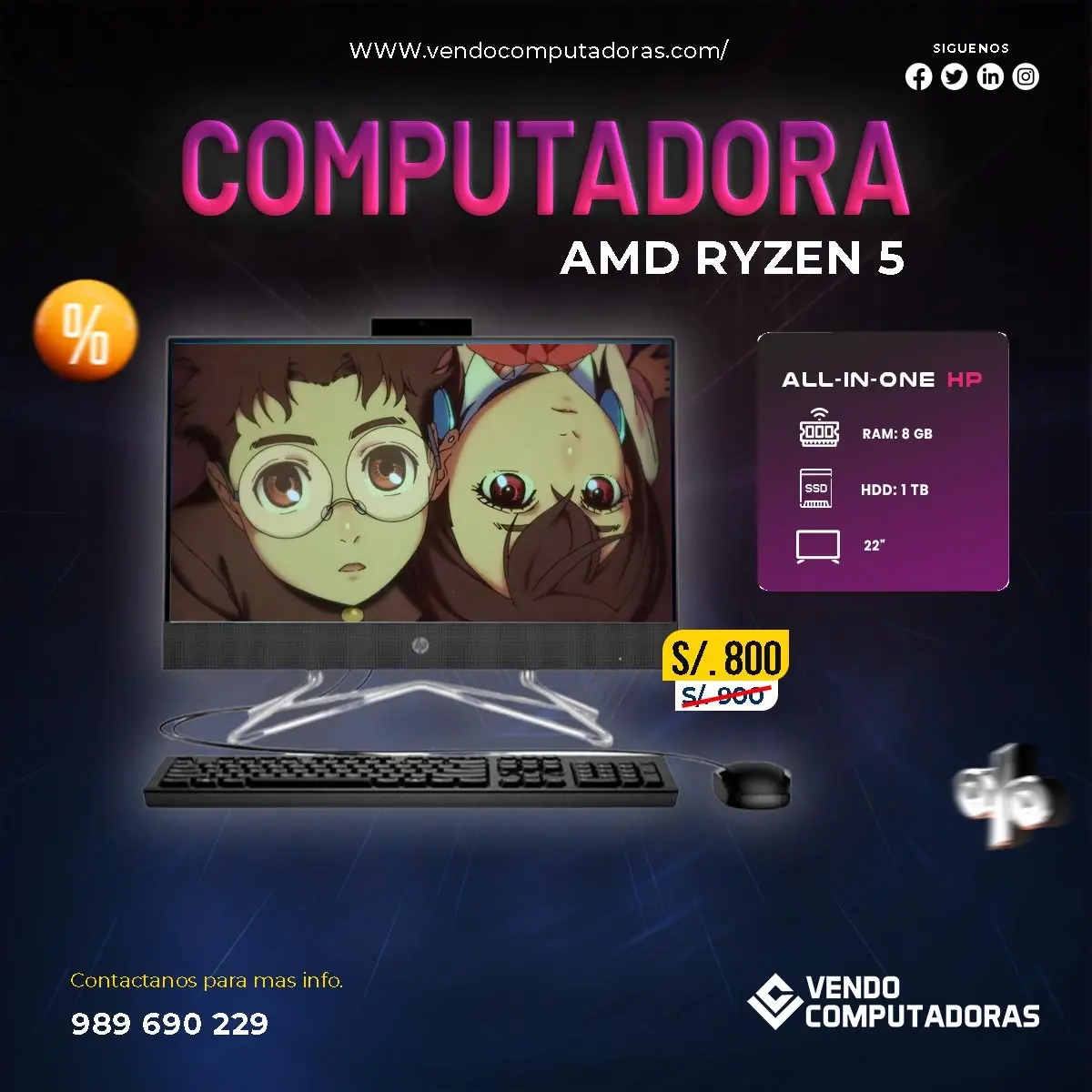 COMPUTADORA AMD RYZEN 5