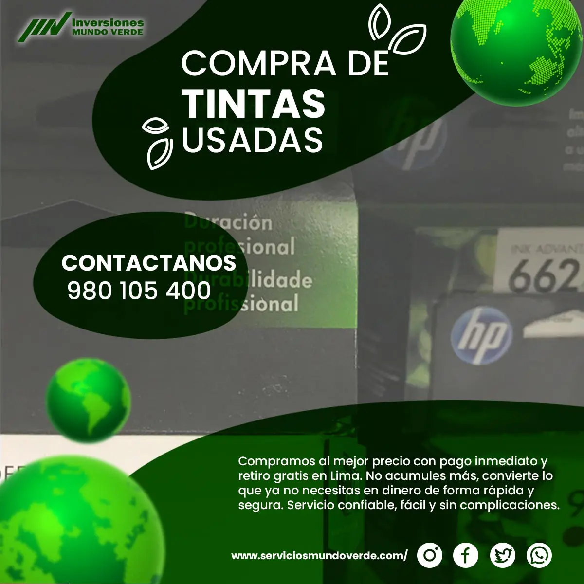 COMPRAMOS TINTAS