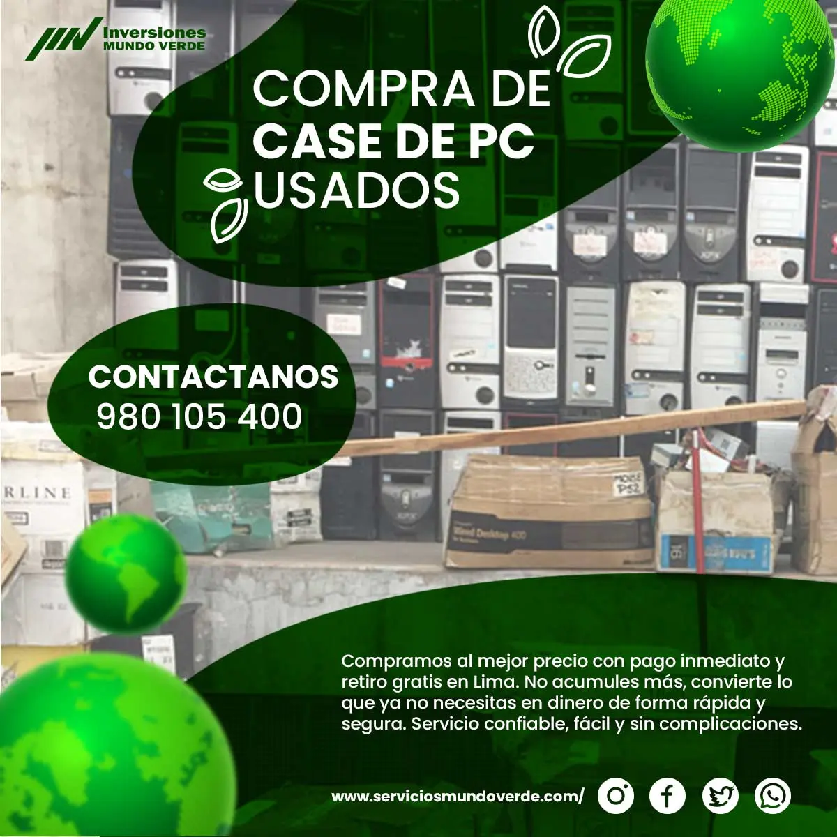 COMPRAMOS CASE DE PC 