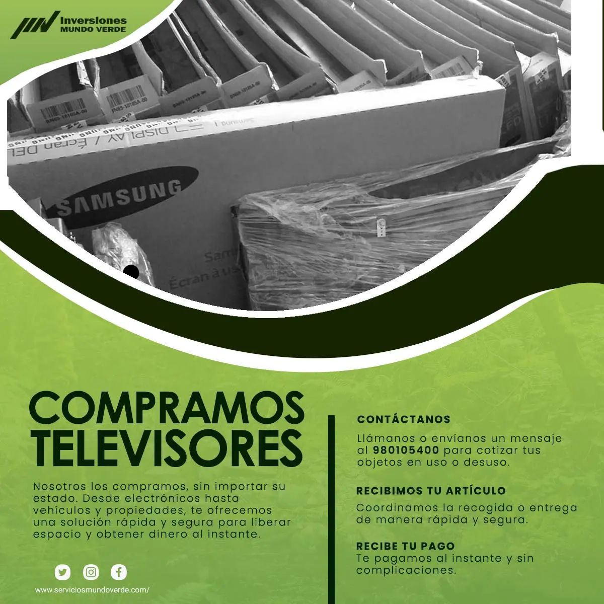 COMPRAMOS TELEVISORES 