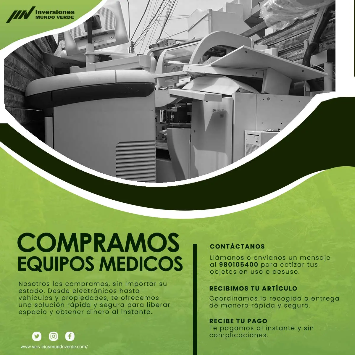 COMPRAMOS EQUIPOS MEDICOS 