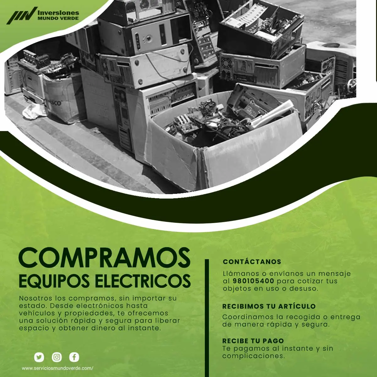 COMPRAMOS EQUIPOS ELECTRICOS 