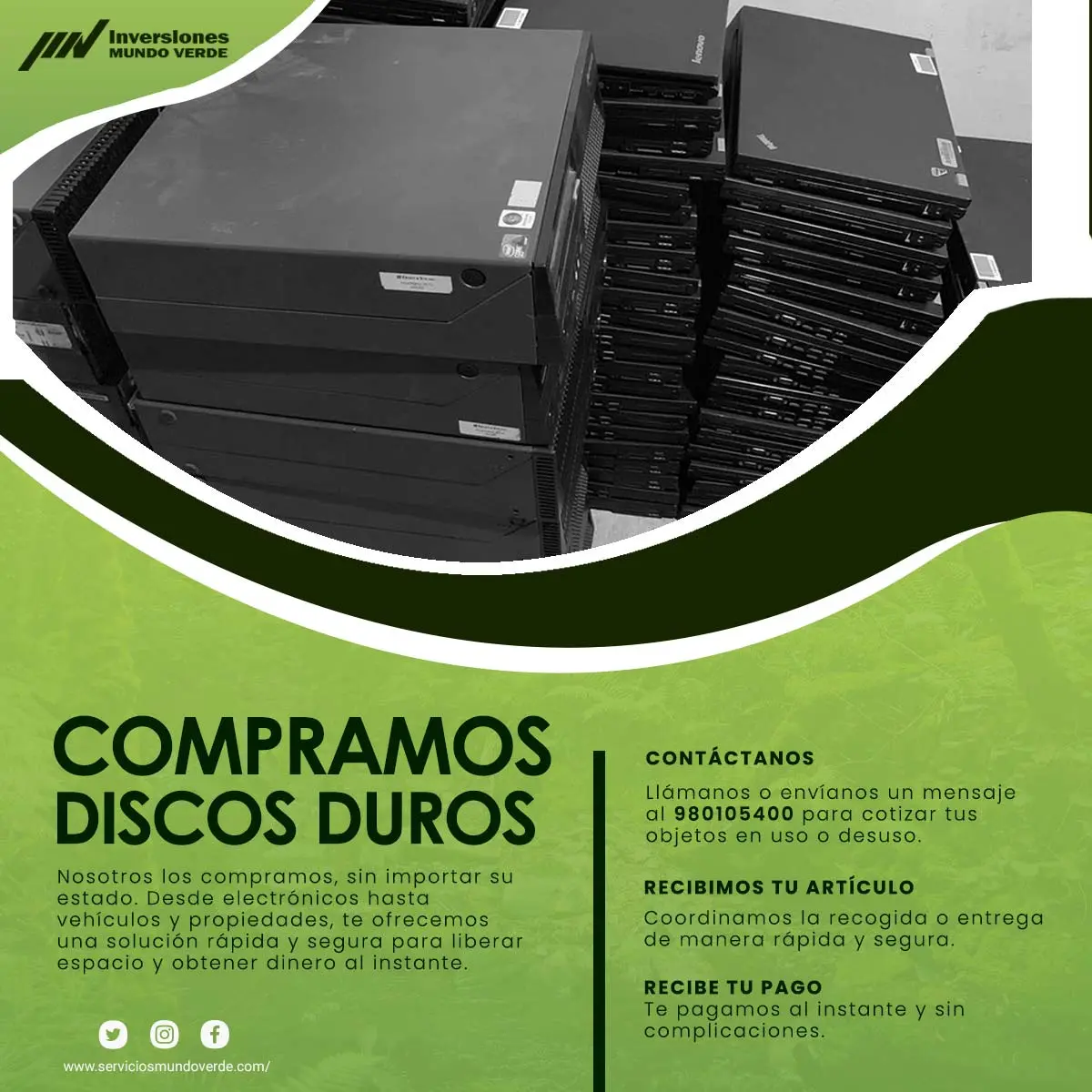 COMPRAMOS DISCOS DUROS 