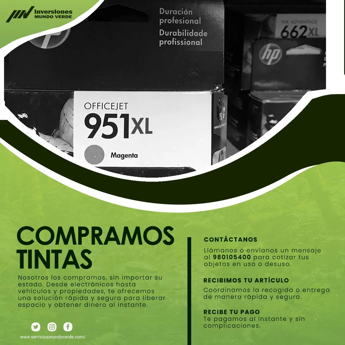 COMPRAMOS TINTAS