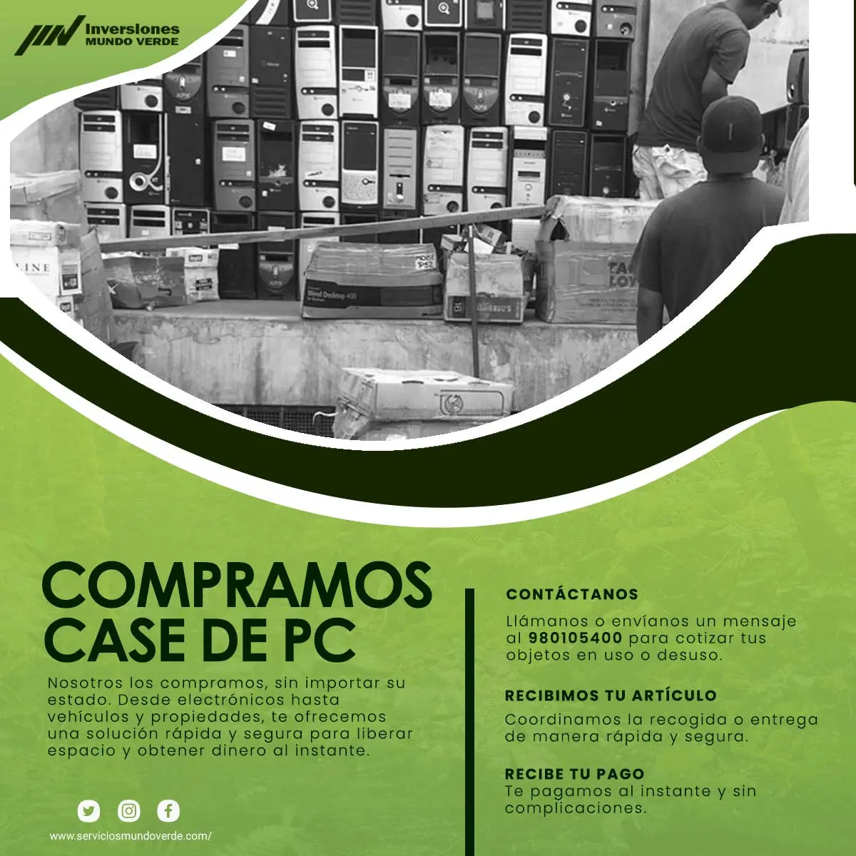 COMPRAMOS CASE DE COMPUTADORAS