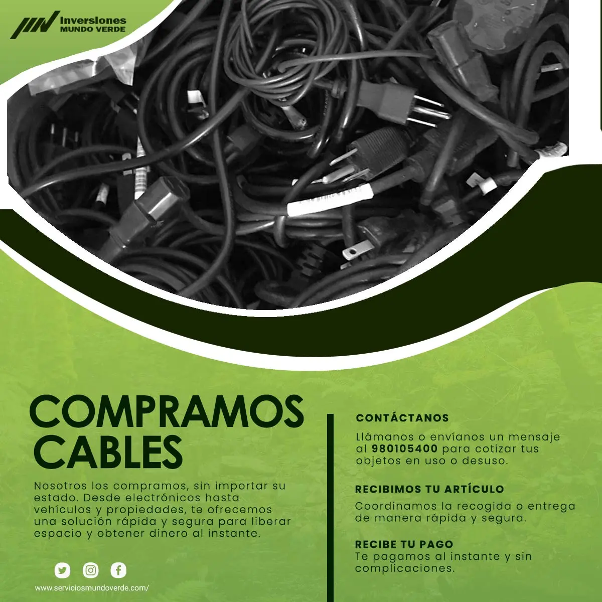 COMPRAMOS CABLES 