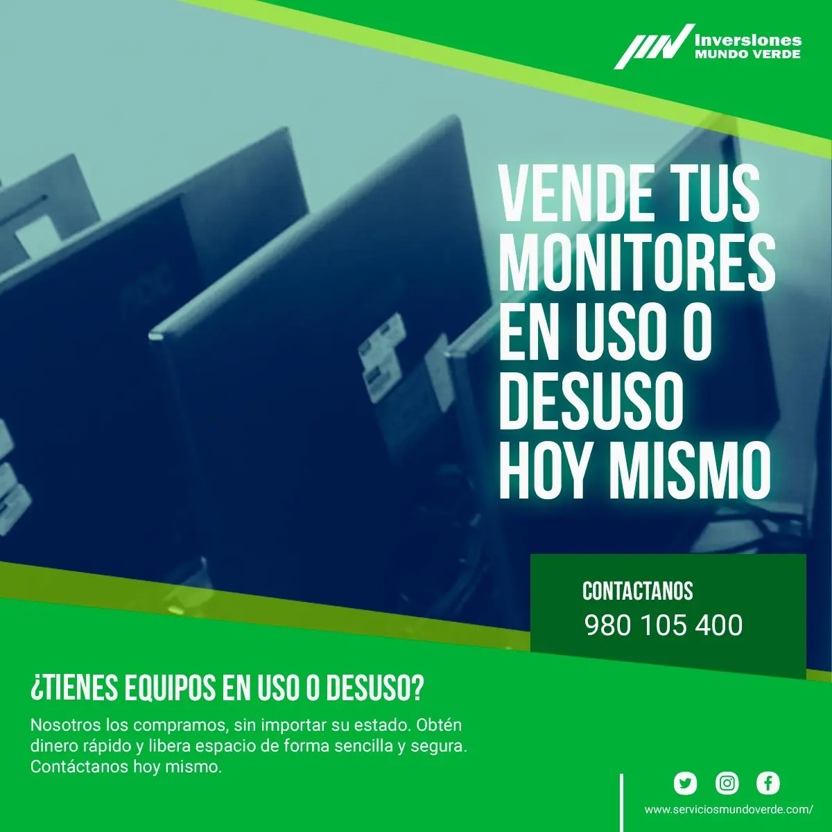 COMPRAMOS MONITORES