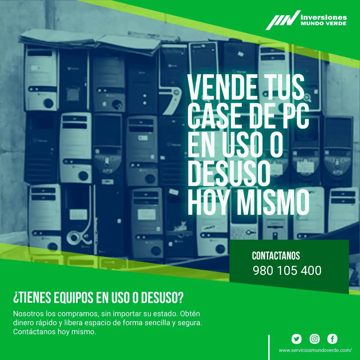 COMPRAMOS CASE DE COMPUTADORAS