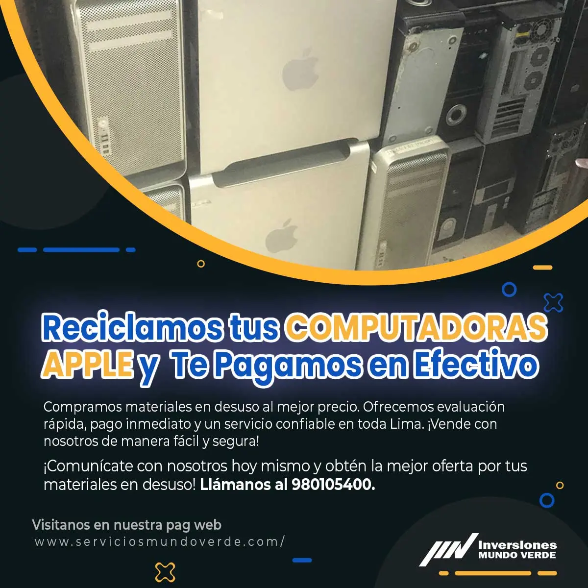 COMPRAMOS COMPUTADORAS APPLE