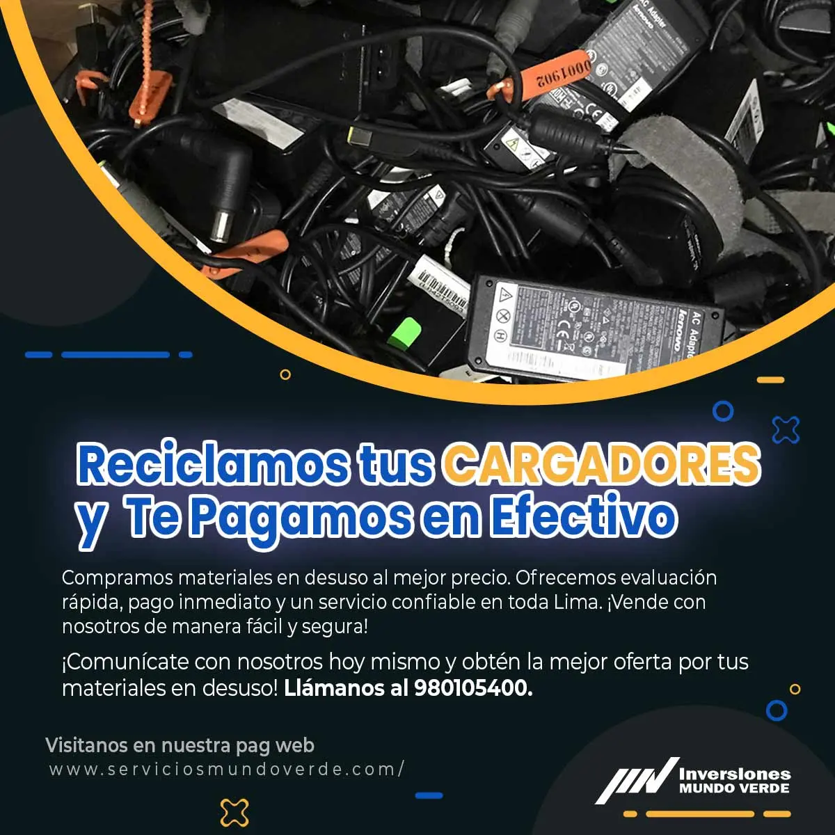 COMPRAMOS CARGADORES