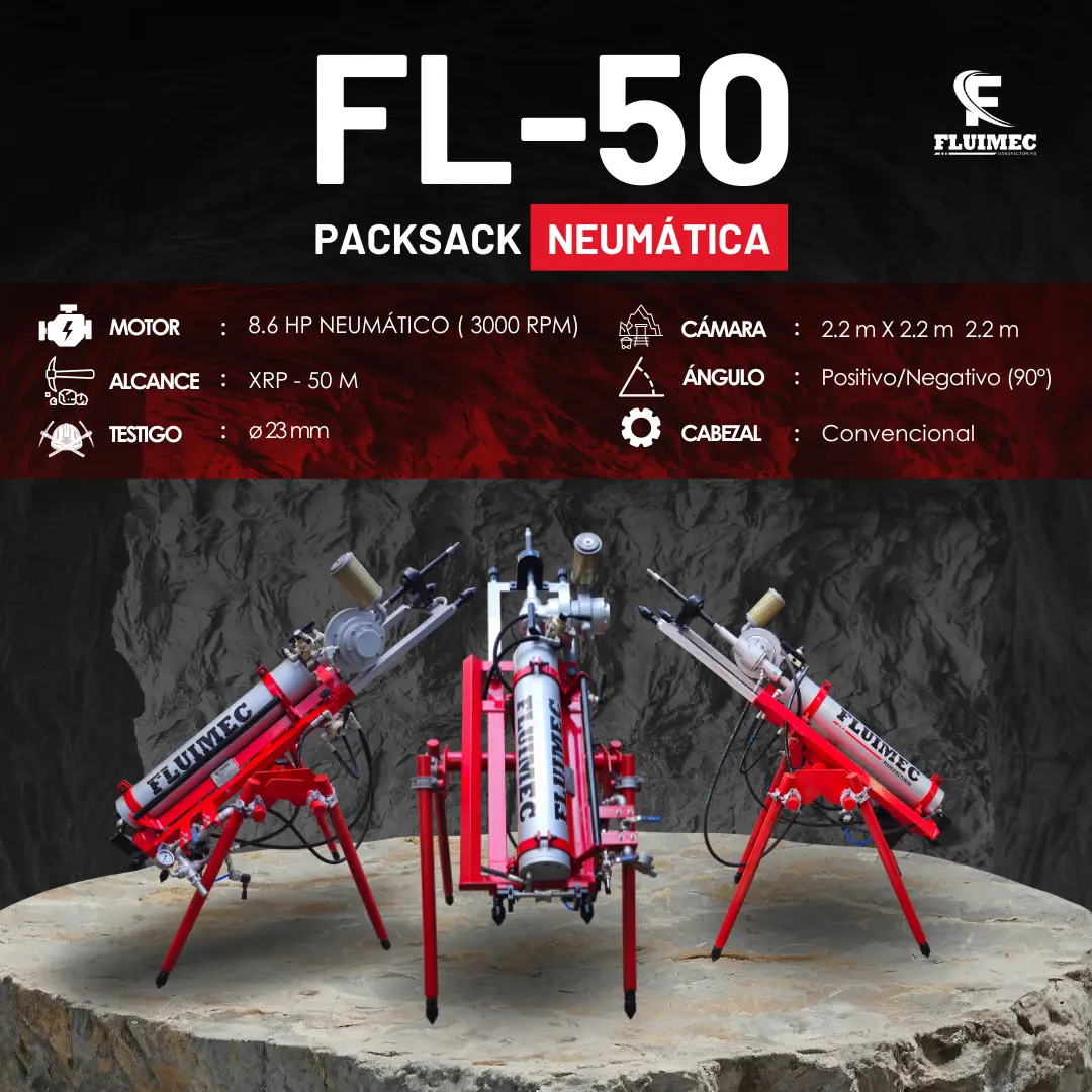  PACKSACK NEUMATICA FL50 trabajos en superficie 