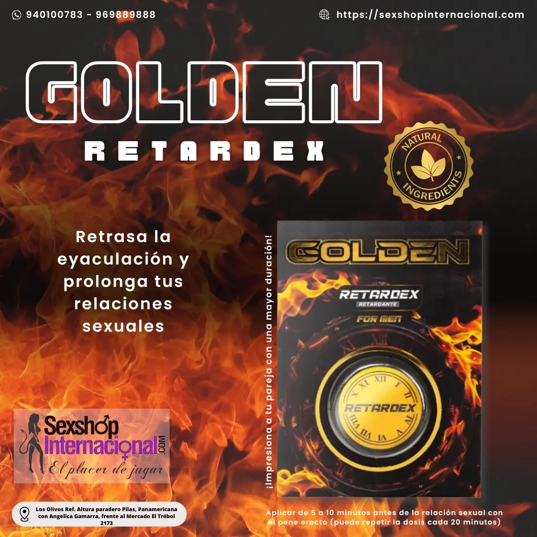 GOLDEN MAN CAPSULAS GOLDEN RETARDEX CREMA