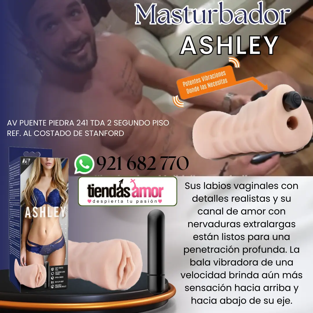 Masturbador Blush Ashley realista para el avanzado que es suave