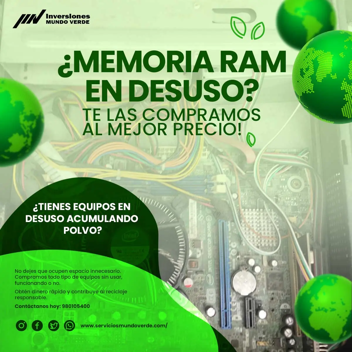 COMPRAMOS MEMORIA RAM