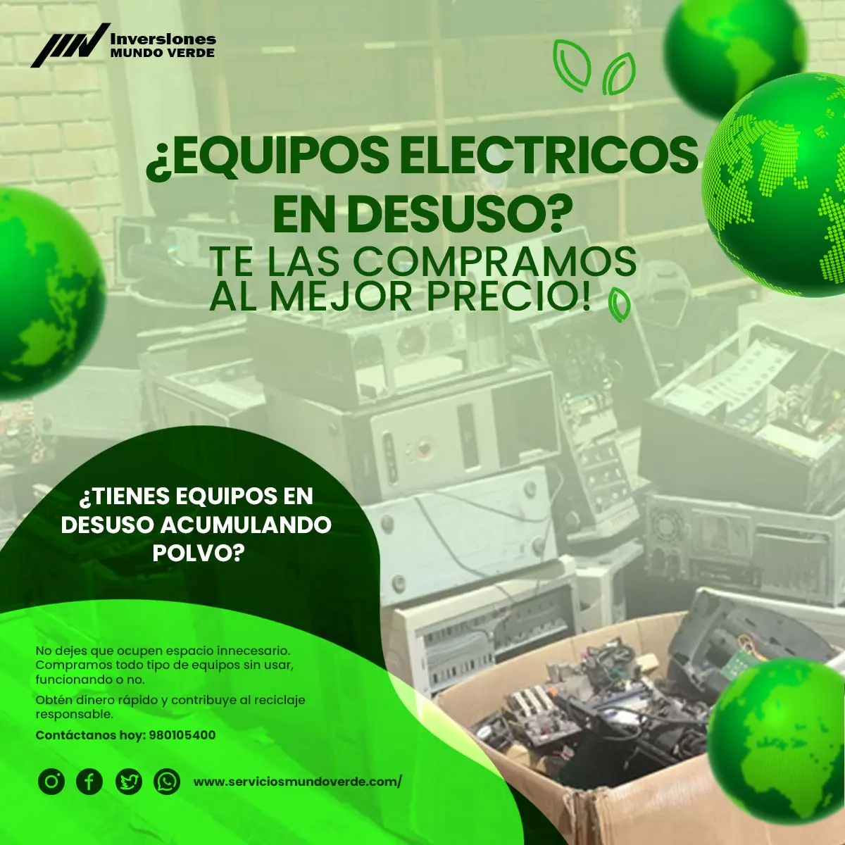 COMPRAMOS EQUIPOS ELECTRICOS 