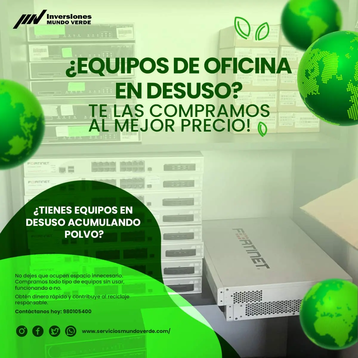 COMPRAMOS EQUIPOS DE OFICINA 