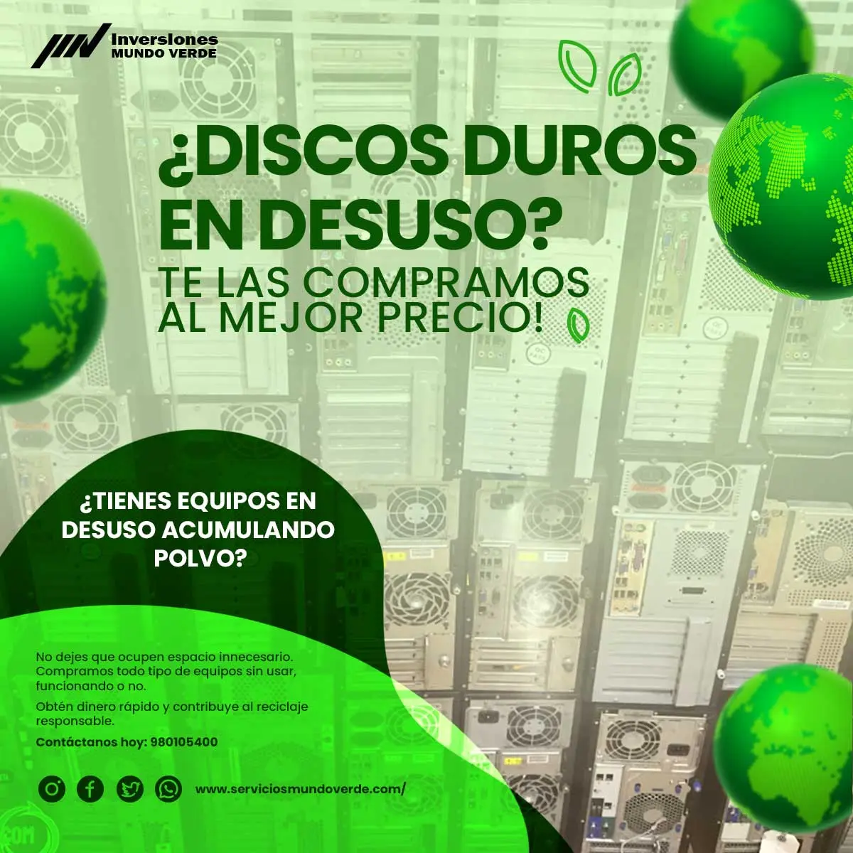 COMPRAMOS DISCOS DUROS 