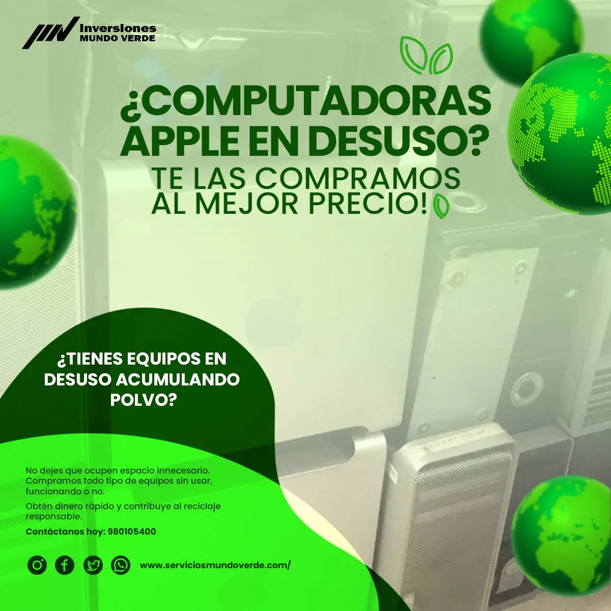 COMPUTADORAS APPLE EN DESUSO 