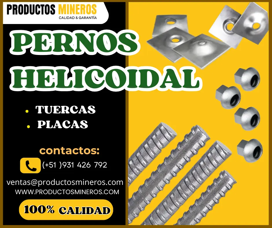 PERNOS HELECOIDALES - PERÚ