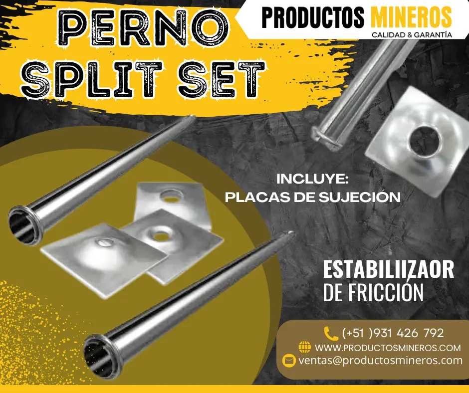 PERNOS SPLIT SET - LIMA