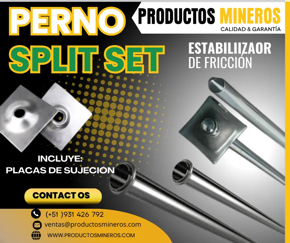 PERNOS SPLIT SET - LIMA