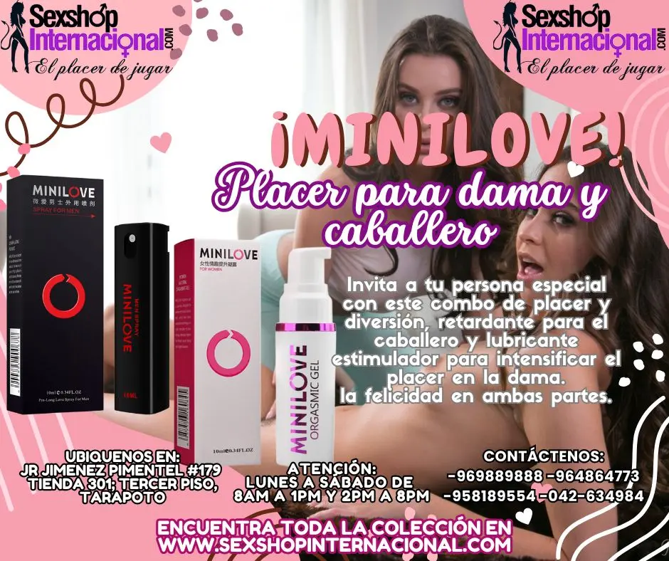 PLACER PARA COMPARTIR EN PAREJA Y NO SE QUEDEN ATRAS MINILOVE