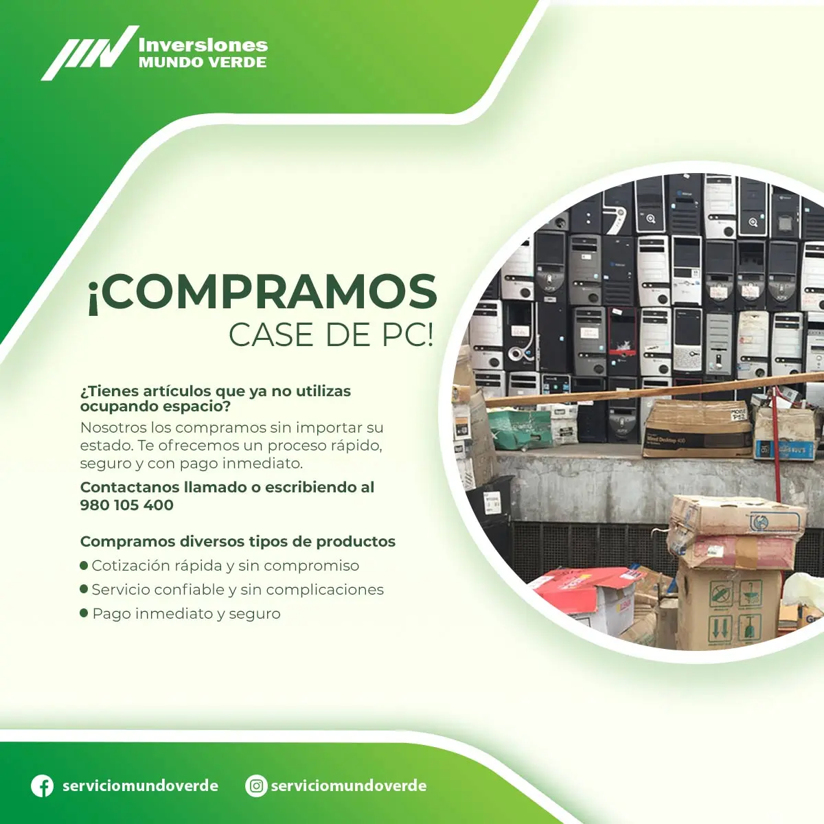 COMPRAMOS CASE DE PC