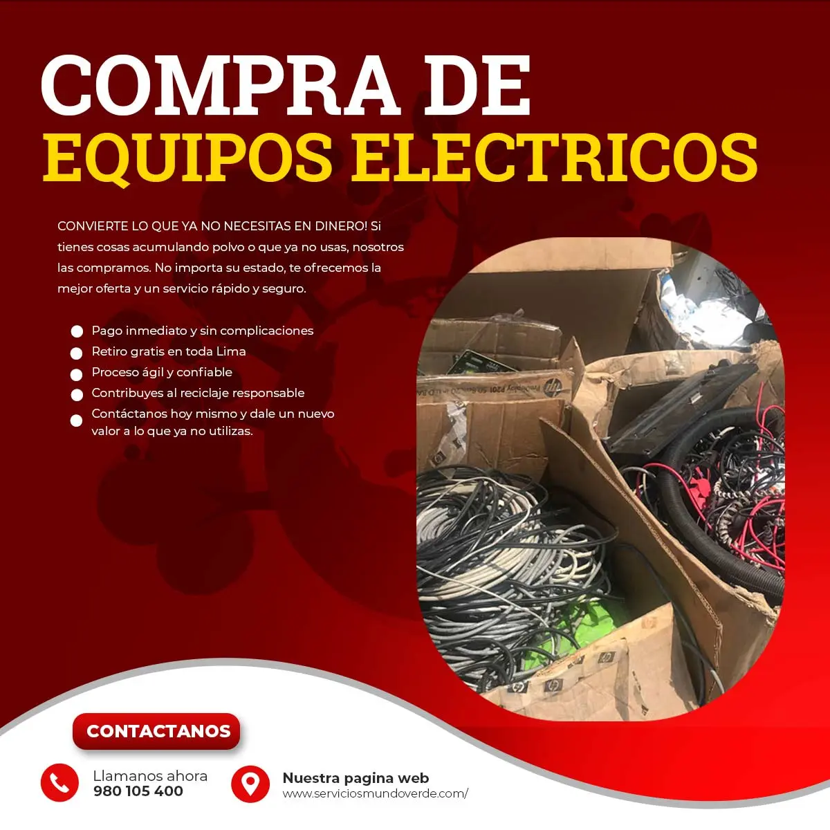 COMPRAMOS EQUIPOS ELECTRICOS 