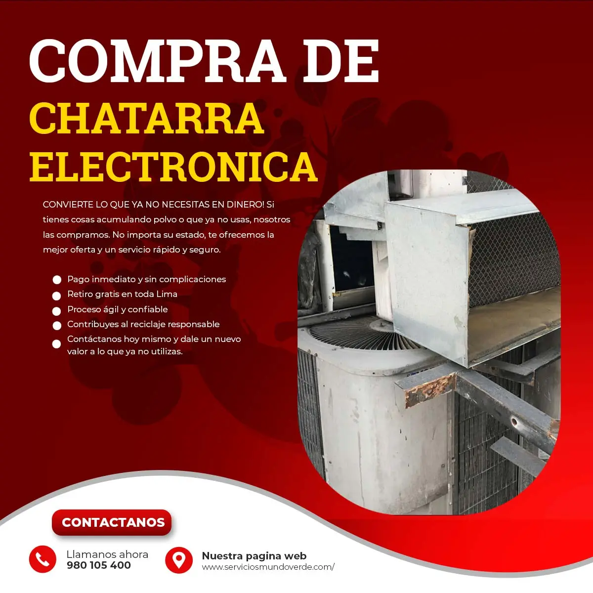 COMPRAMOS CHATARRA ELECTRONICA