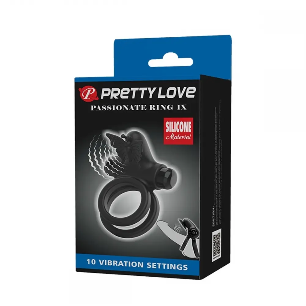 Pretty Love Passionate Ring Ix 10 funciones suave este anillo mariposa 
