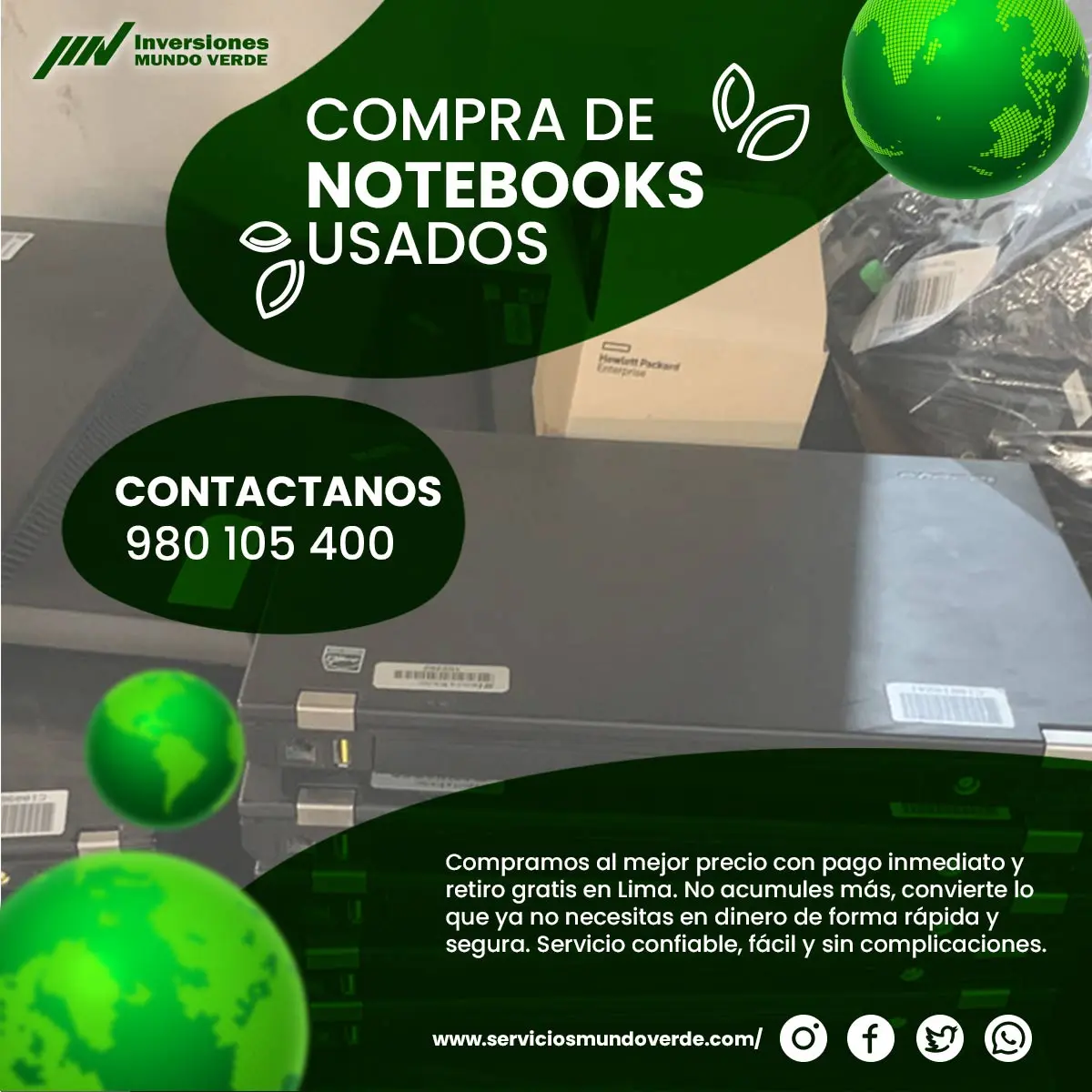 COMPRAMOS NOTEBOOKS